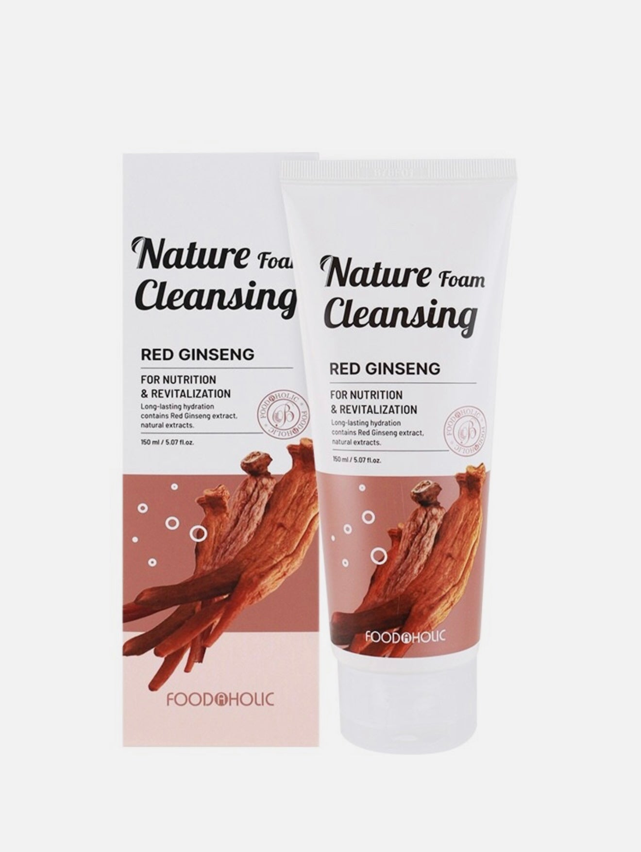 Nature Cleansing Foam Red Ginseng 150 ml (Made in Korea)