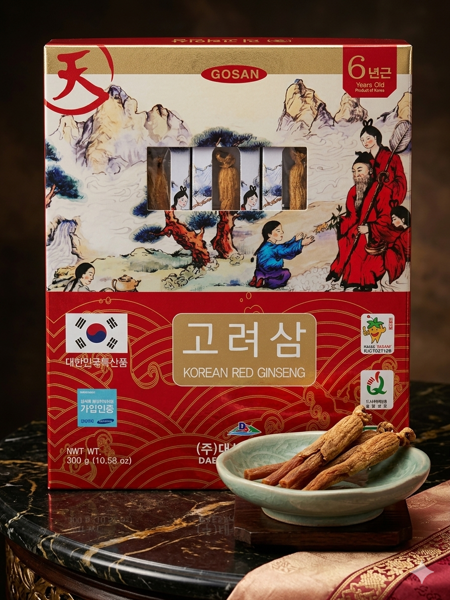 DAESAN RED GINSENG ROOT 300g (Made in Korea)