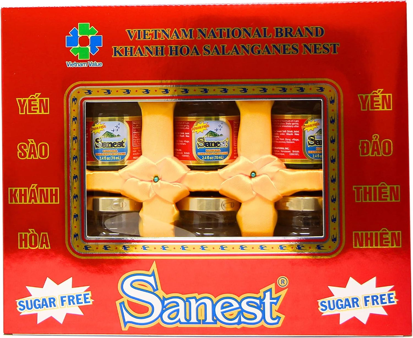 Sanest Red Sugar Free Bird Nest Drink x6 VN