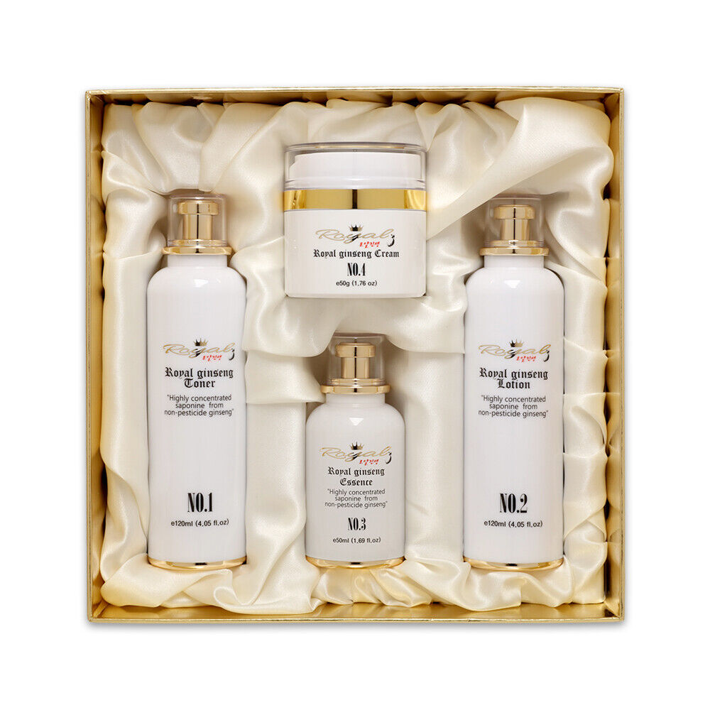 ROYAL GINSENG LUXURY SET ( TONER , LOTION ,ESSENCE, CREAM) MADE IN KOREA