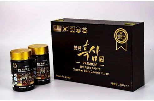 CHAMHAN BLACK GINSENG EXTRACT PREMIUM 500G (250G X 2) MADE IN KOREA