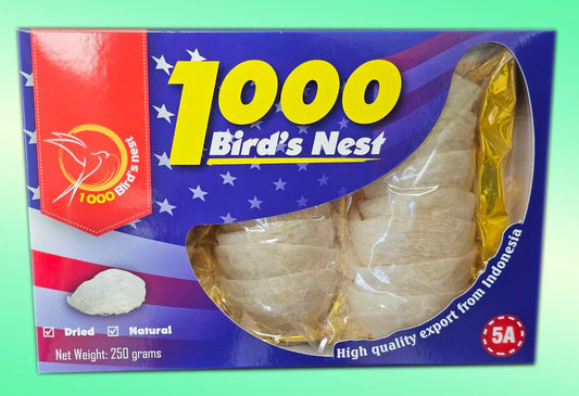 Super 5A White Bird Nest 250gr Indonesia