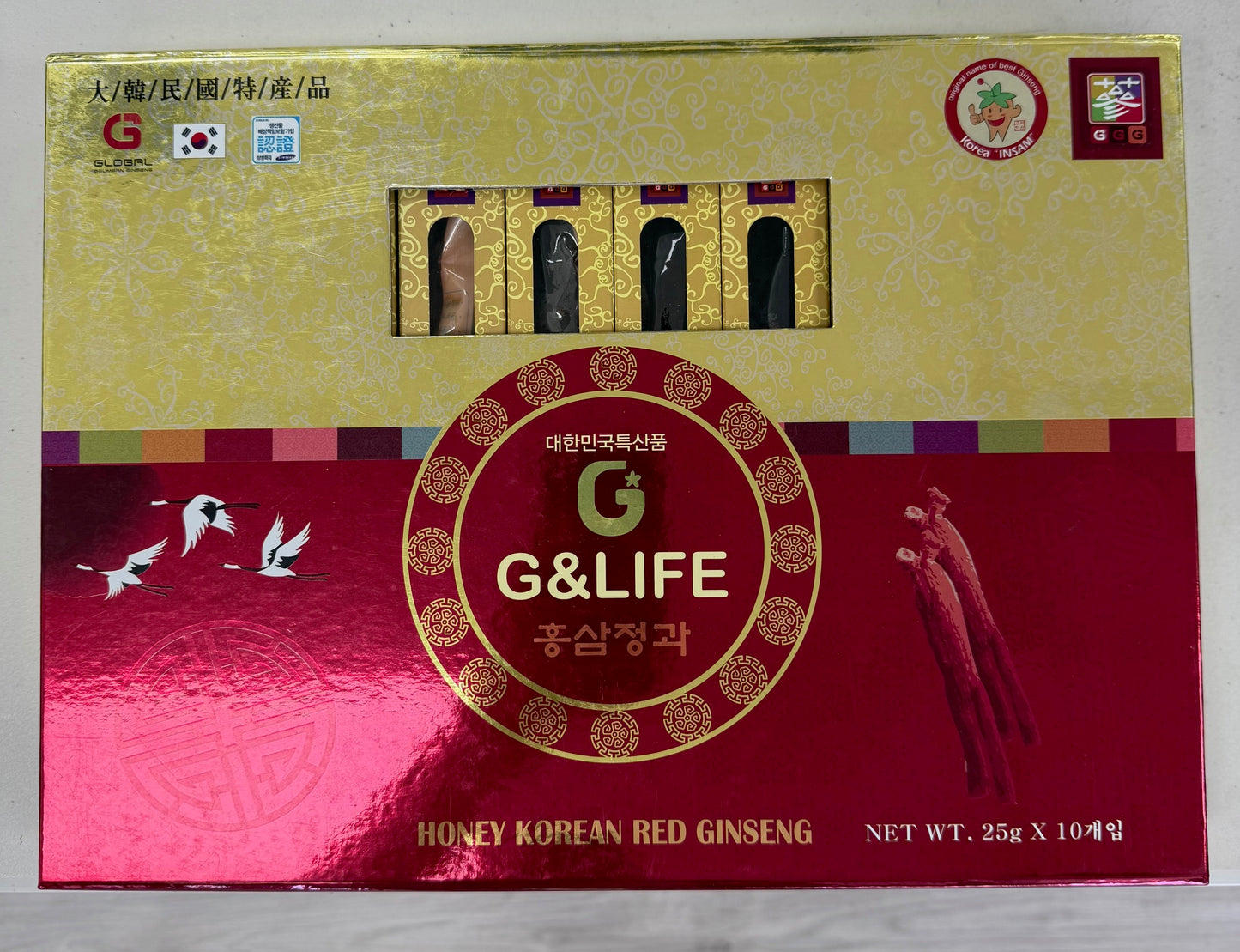 Honey Korean Red Ginseng (Roots)