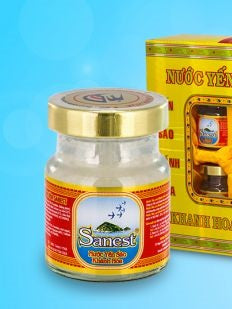 Sanest (Blue) Gold Sugar Bird Nest Drink x6 VN