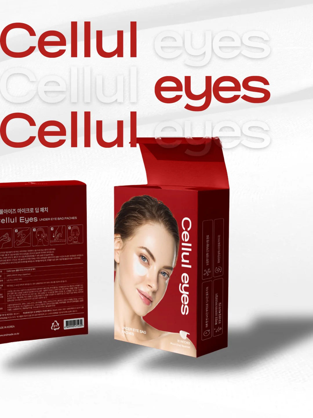 Cellul Eyes ( 18 patches )— Next-Generation Hydrogel Microneedle Eye Patch