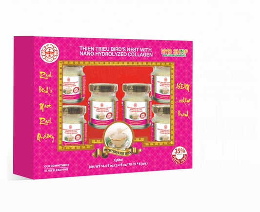 THIEN TRIEU PREMIUM BIRD'S NEST COLLAGEN 35% 6 JARS