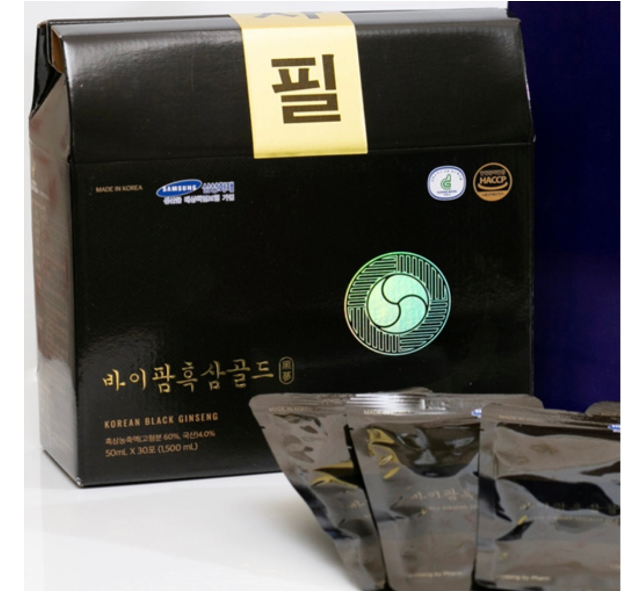 Dark Black Ginseng ( MADE IN KOREA)