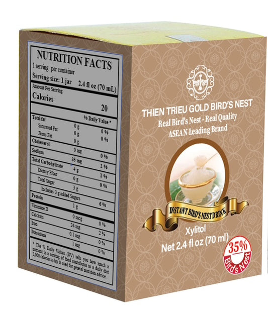 THIEN TRIEU PREMIUM BIRD'S NEST GOLD 35% SINGLE JAR